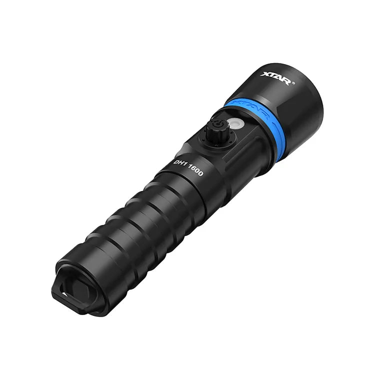 Xtar DH1 IPX8 50M 100M 1600 Lumens Scuba Diving Flashlight