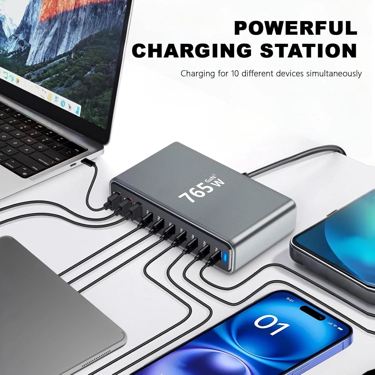 765W USB Charging Station