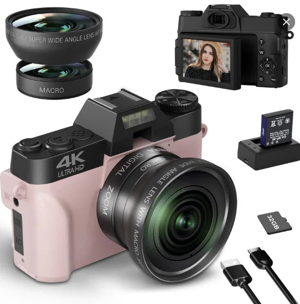 48MP Digital Retro Video Camera
