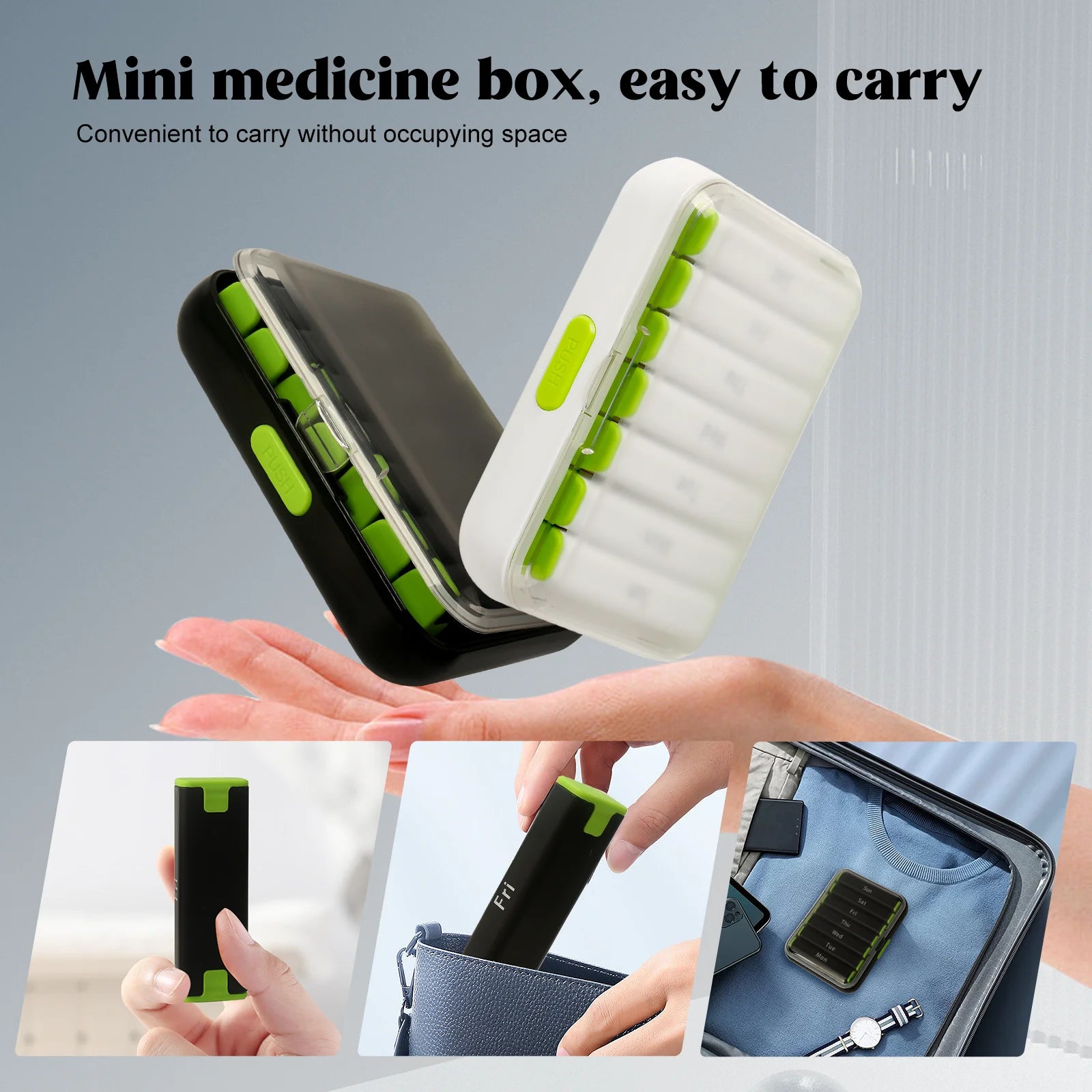 7 Day Weekly Pill Box