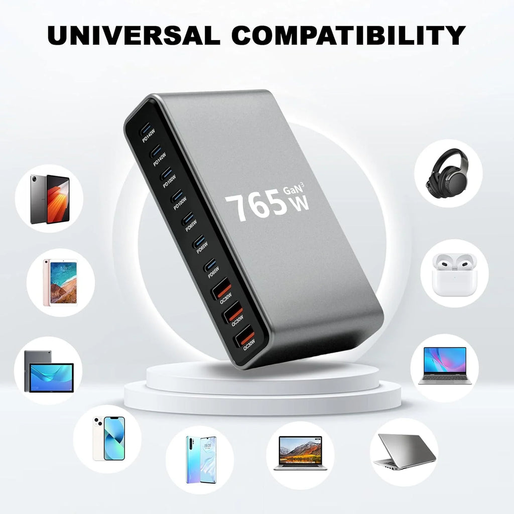 765W USB Charging Station