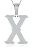 Moissanite 925 Sterling Silver A-Z Letter Necklace