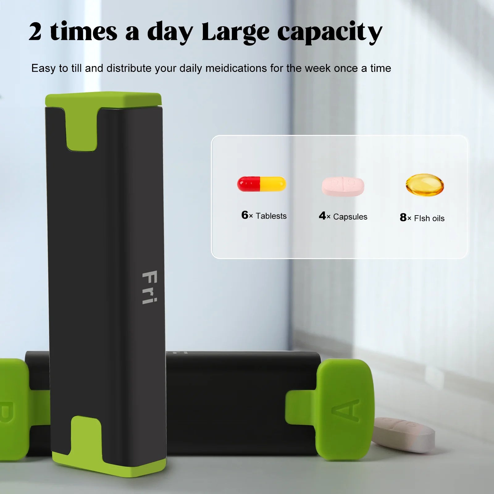 7 Day Weekly Pill Box