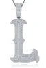 Moissanite 925 Sterling Silver A-Z Letter Necklace