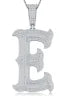 Moissanite 925 Sterling Silver A-Z Letter Necklace