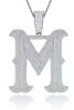 Moissanite 925 Sterling Silver A-Z Letter Necklace