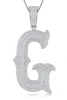 Moissanite 925 Sterling Silver A-Z Letter Necklace