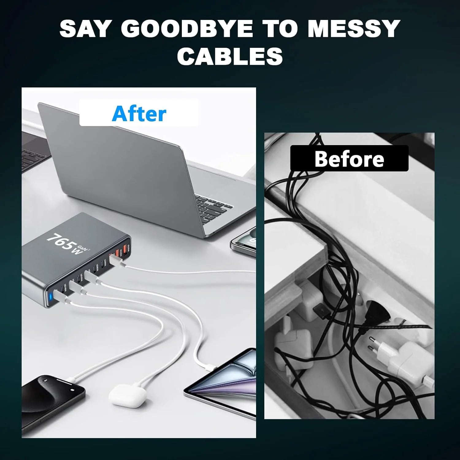 765W USB Charging Station