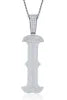 Moissanite 925 Sterling Silver A-Z Letter Necklace