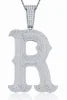Moissanite 925 Sterling Silver A-Z Letter Necklace