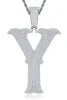 Moissanite 925 Sterling Silver A-Z Letter Necklace