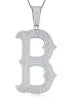Moissanite 925 Sterling Silver A-Z Letter Necklace