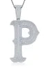 Moissanite 925 Sterling Silver A-Z Letter Necklace