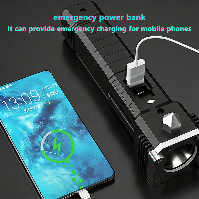 Led Flashlight with Safety Features