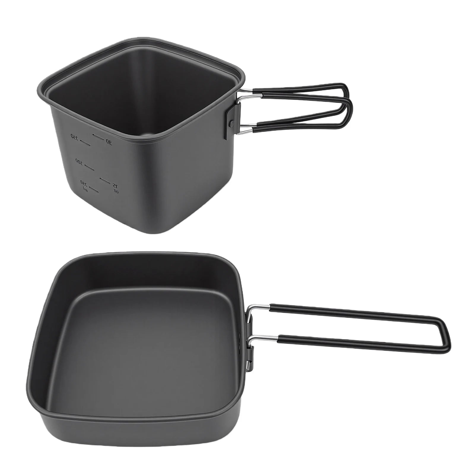 Camping Pots Foldable Outdoor Camping Cookwares Set