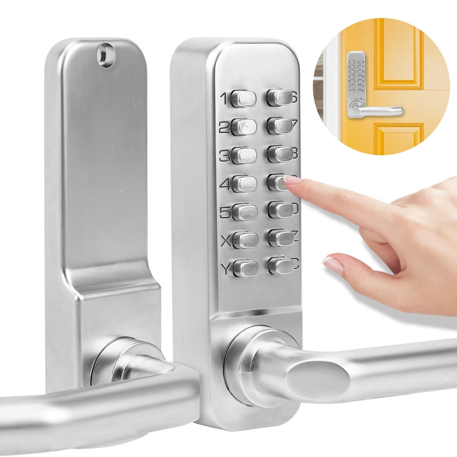 Home Security Device Keyless Entry Smart Mechanical Door Lock