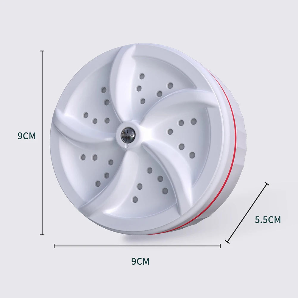 Portable Mini Turbo Washer Removes Dirt Ultrasonic Turbo Washer
