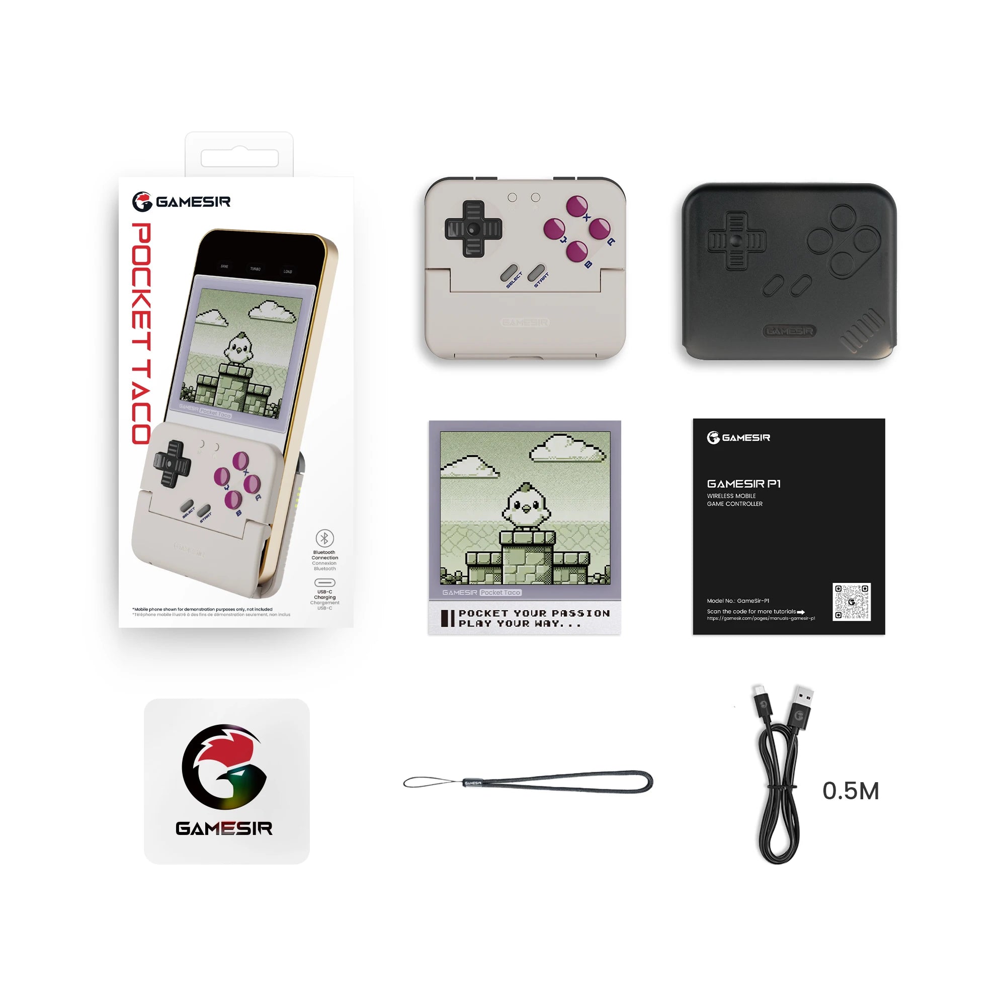 GameSir Pocket Taco Gaming Mobile Controller