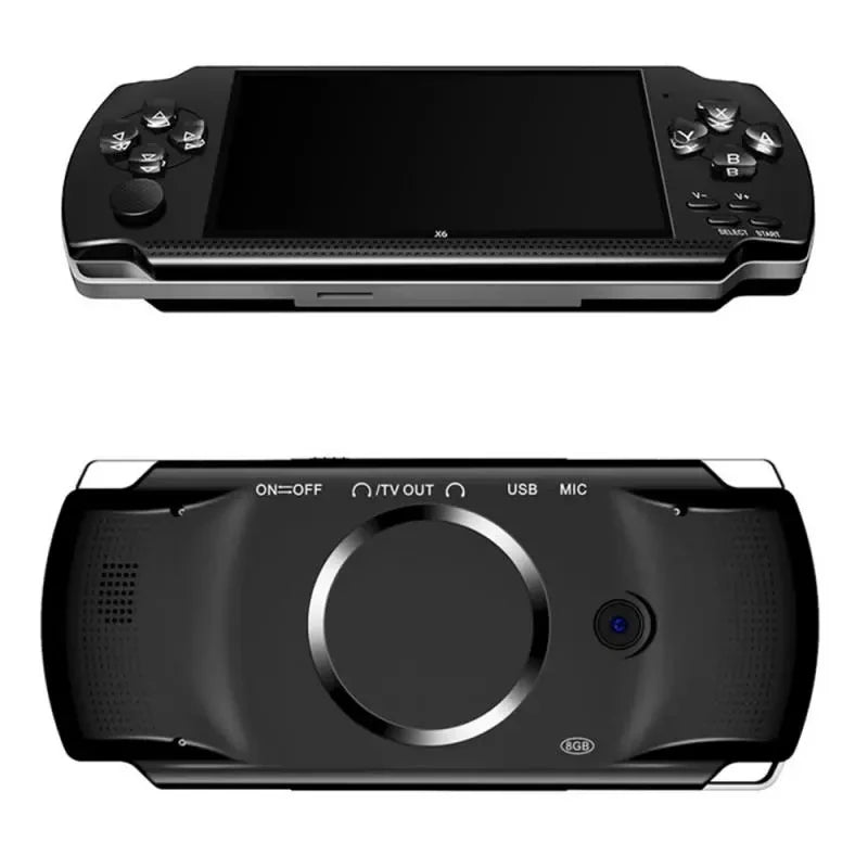 4.3 inch Retro Gaming X6 Portable Game Console