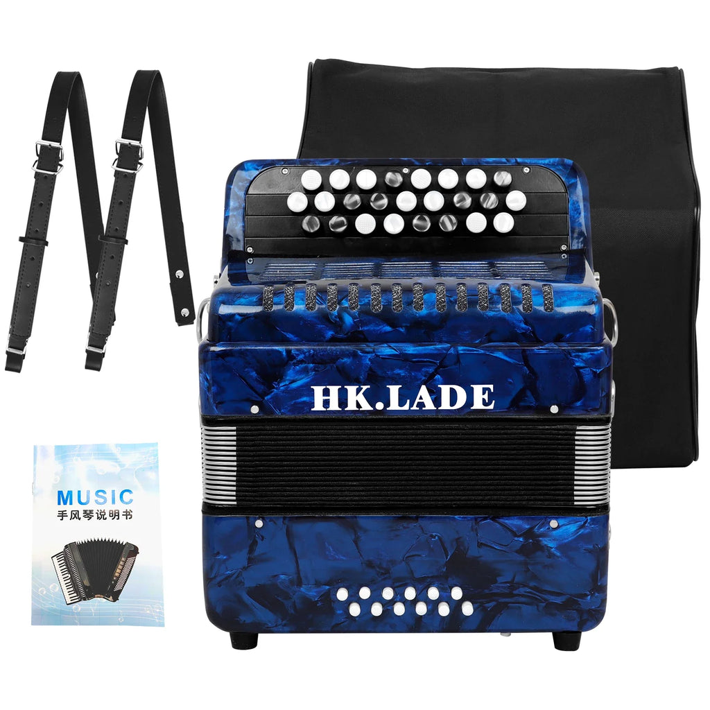 HK-LADE Accordion 25 Keys 12 Bass Bayang