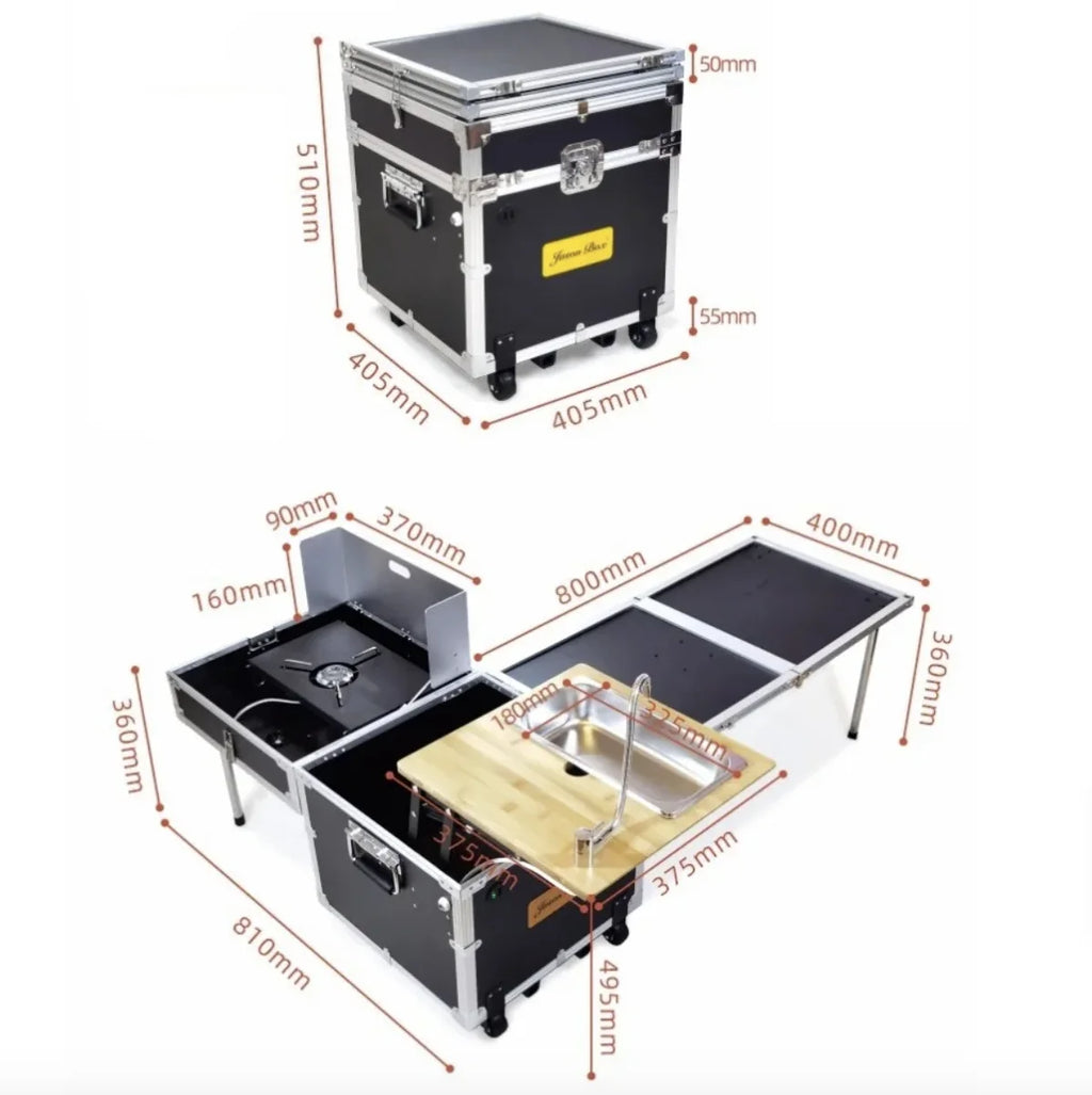 Outdoor Camping Portable Mobile Kitchenette