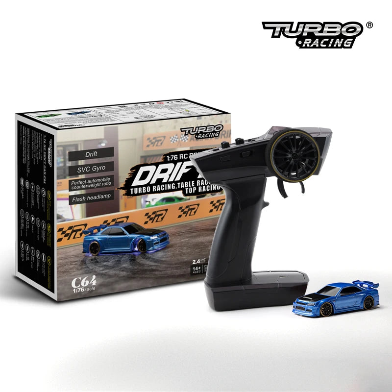 Turbo Racing Drift Remote Control Car With Gyro Radio Full Proportional RC Toys