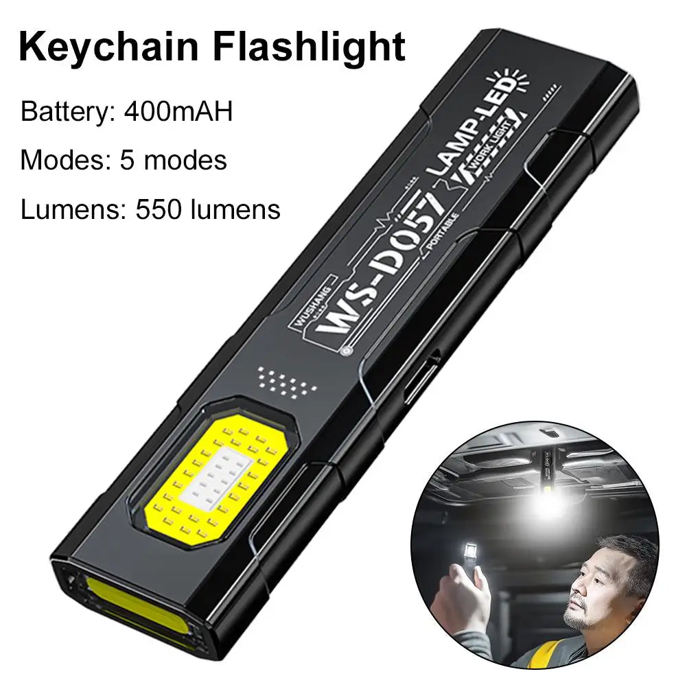 Outdoor LED Flashlight 550Lm Mini Pocket Lantern