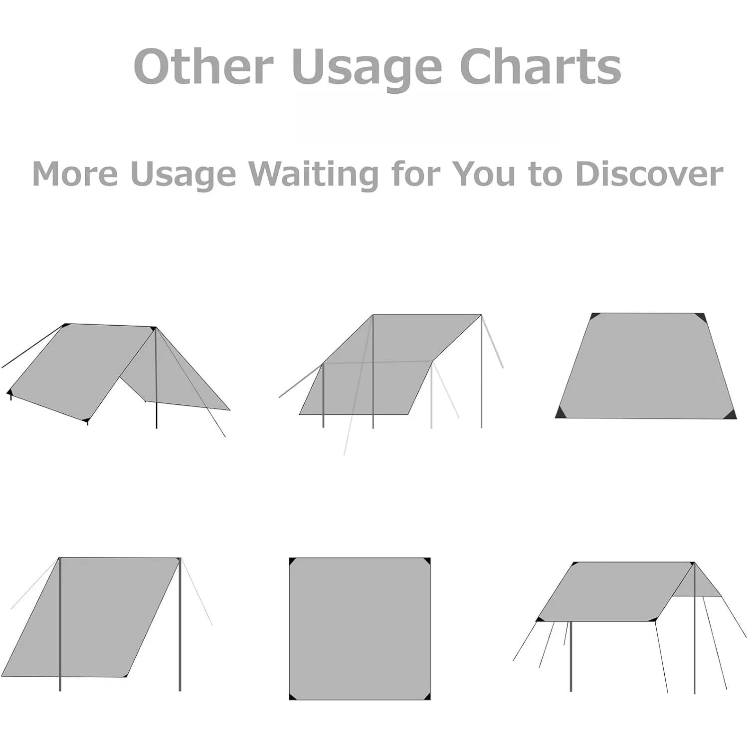 Camping square canopy