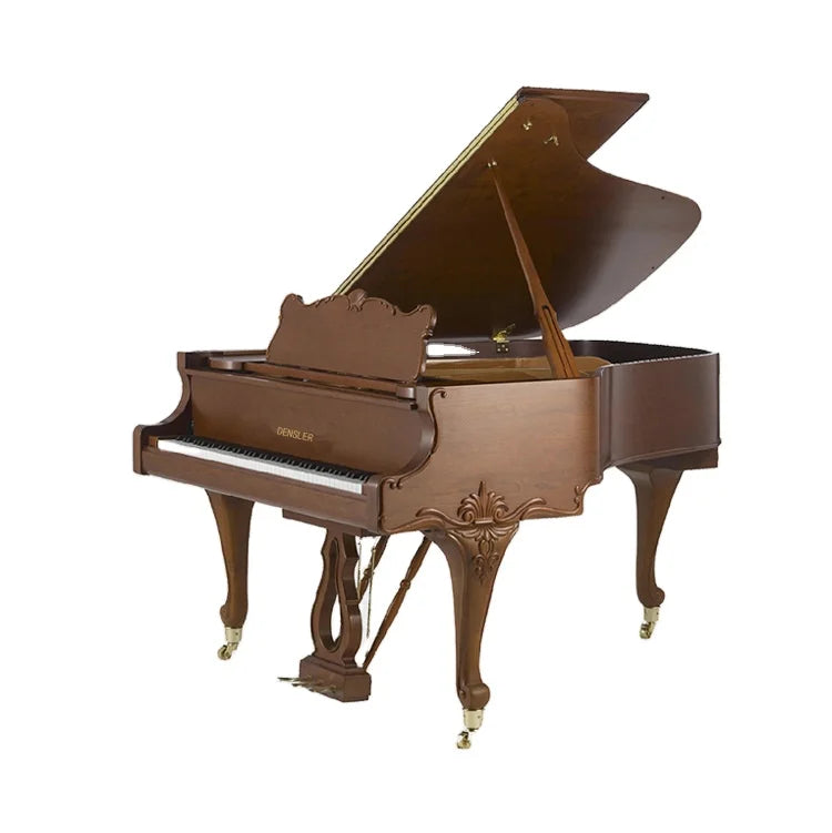 GP-160 Grand Piano 88-key Vintage Brown Carved Piano Spruce