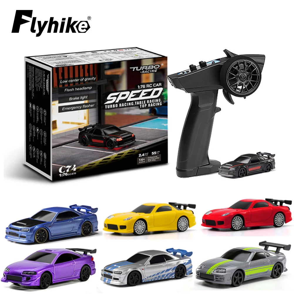Turbo Racing Drift Remote Control Car With Gyro Radio Full Proportional RC Toys