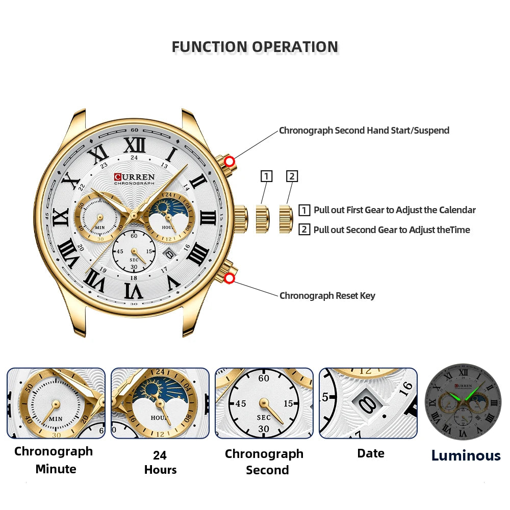 CURREN Casual New Men's Watch