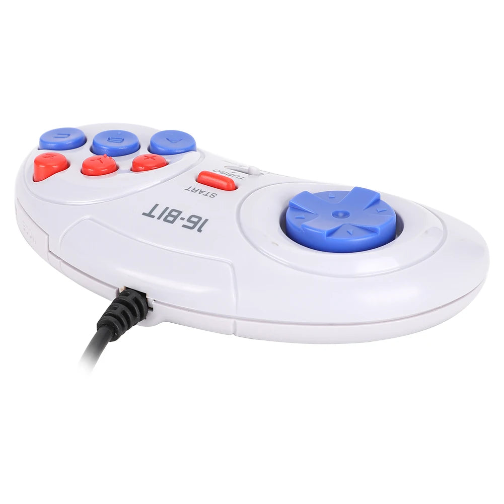 16Bit 9-Pin Mini Handheld Game Console Ergonomic Gaming Controller