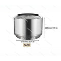Large Outdoor Courtyard Camping\ Stainless Steel Smokeless Wood Stove