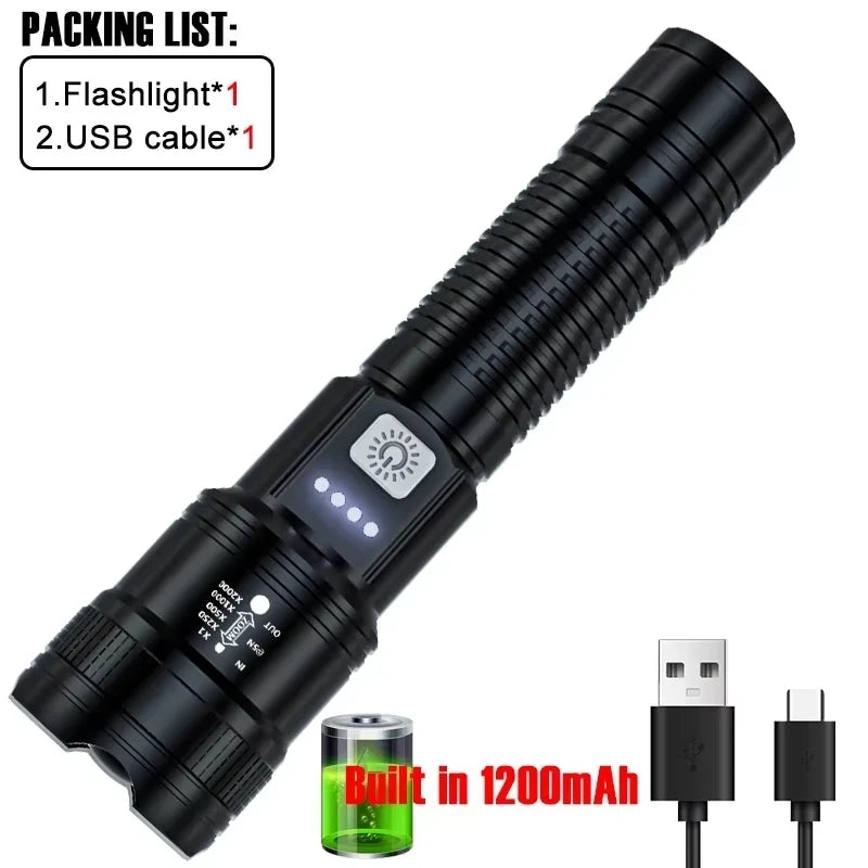 High Powerful Led Flashlights 2000LM