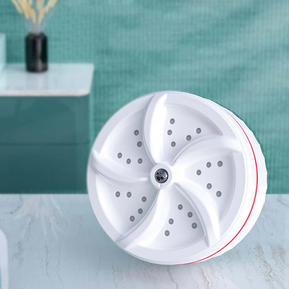 Portable Mini Turbo Washer Removes Dirt Ultrasonic Turbo Washer