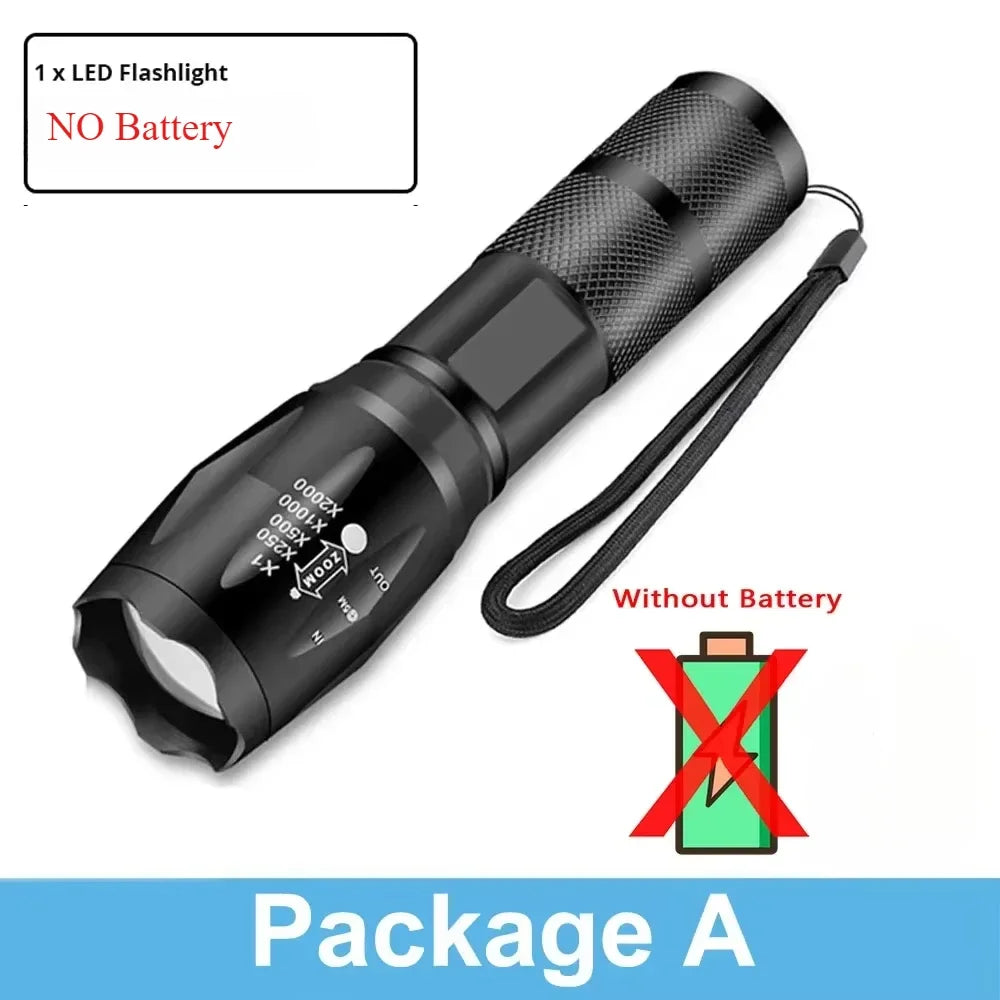 LED Flashlights With 5 Modes