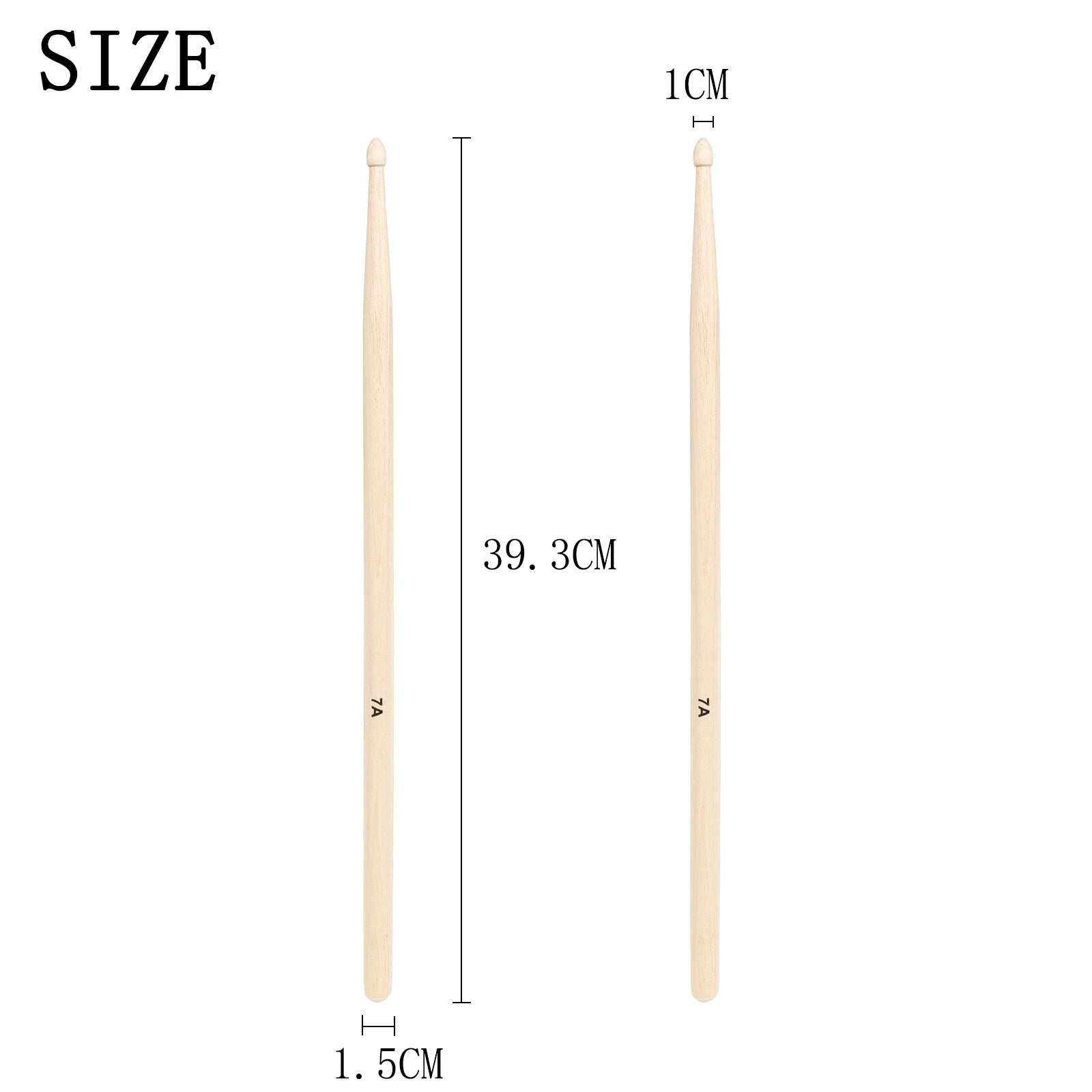 Drumstick Wooden 12 Pairs
