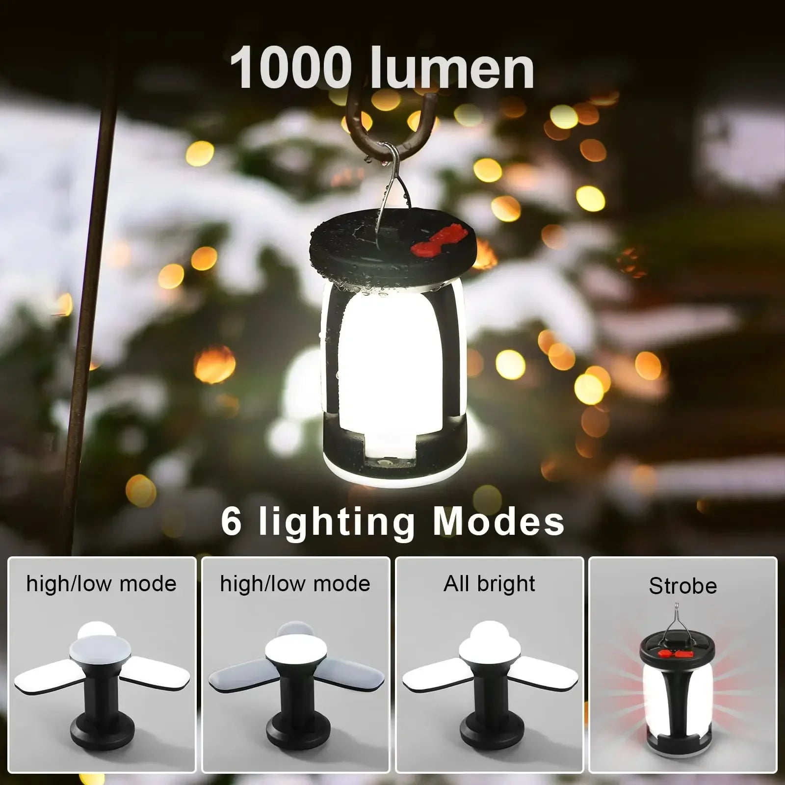 Solar LED Camping Lantern