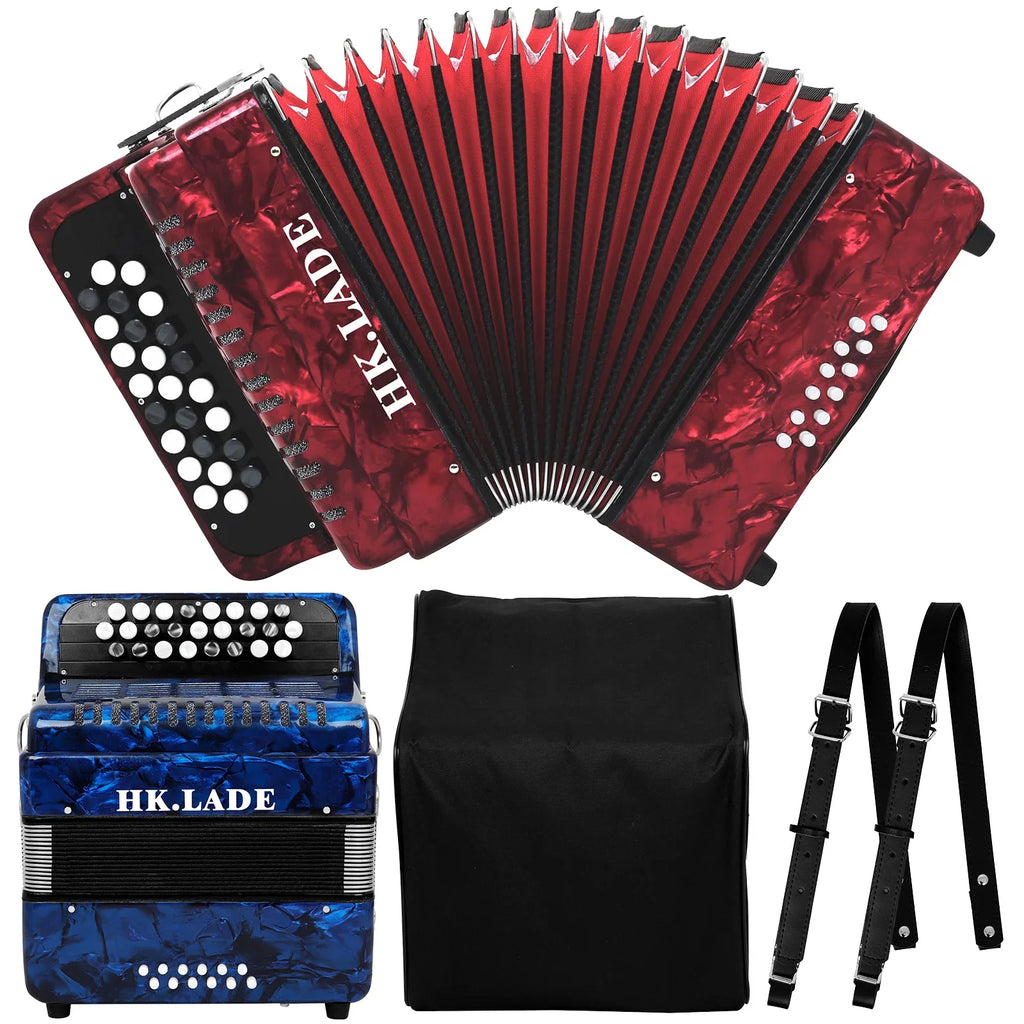 HK-LADE Accordion 25 Keys 12 Bass Bayang