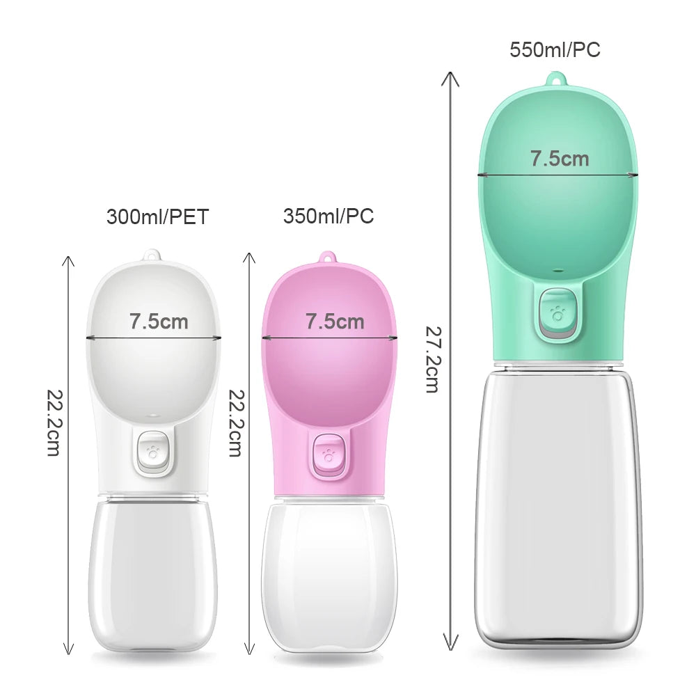 550ml Potable Dog Water Bottle