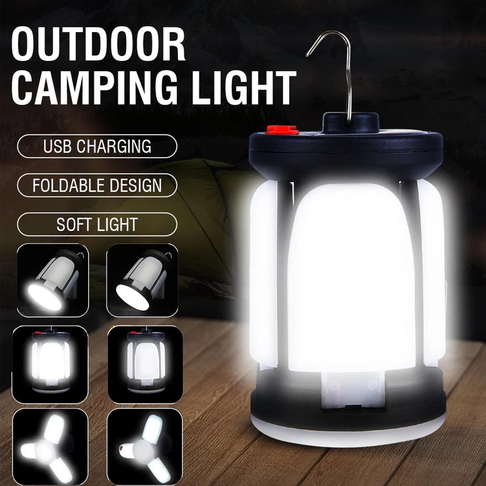 Solar LED Camping Lantern