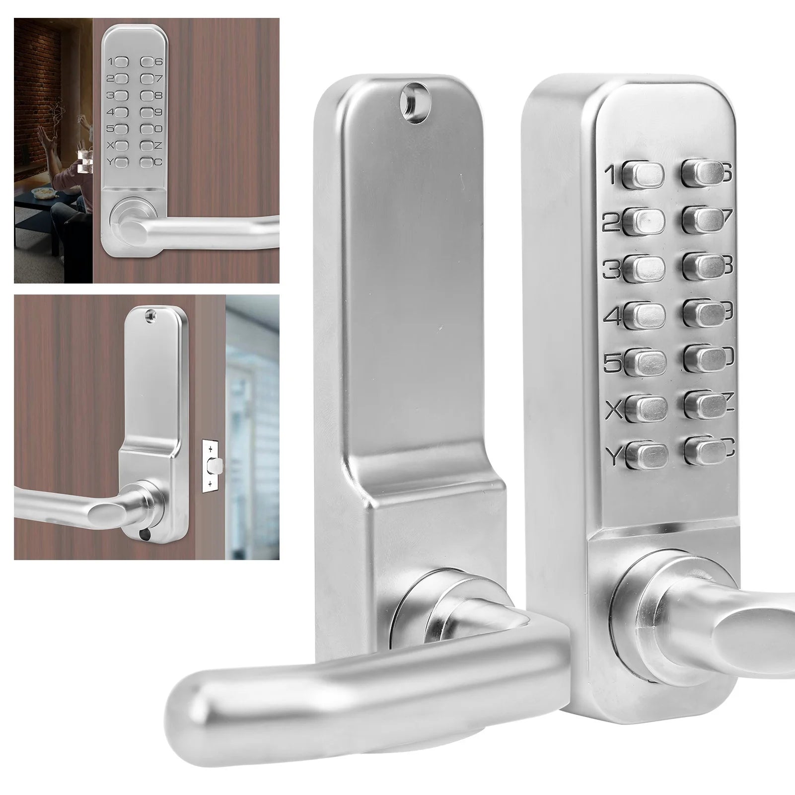 Home Security Device Keyless Entry Smart Mechanical Door Lock