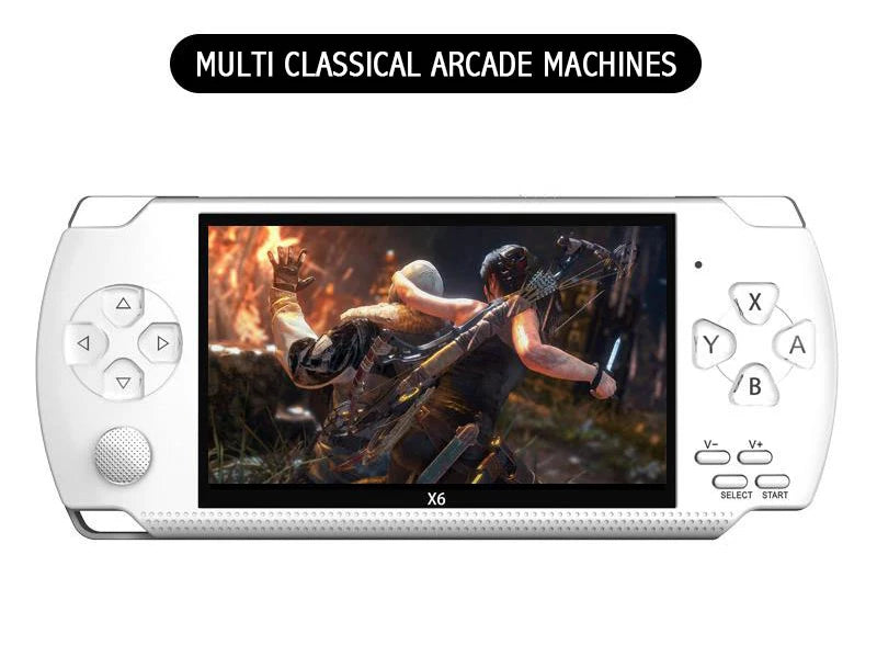 4.3 inch Retro Gaming X6 Portable Game Console