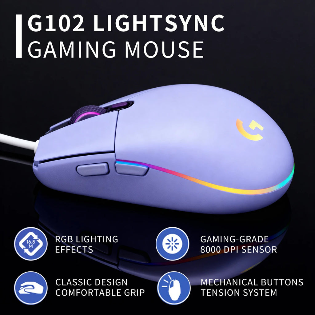 Logitech G102 wired gaming mouse
