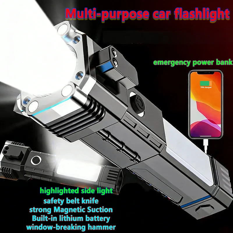 Led Flashlight with Safety Features