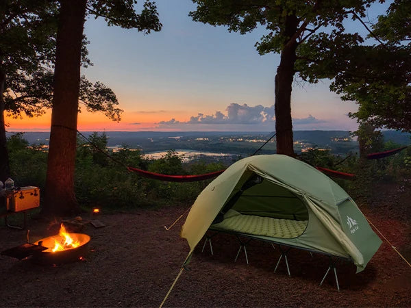 Night Cat Camping Cot Tent Waterproof 1-Person Off-Ground