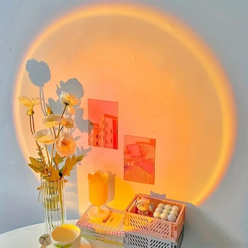 Sunset projection lamp