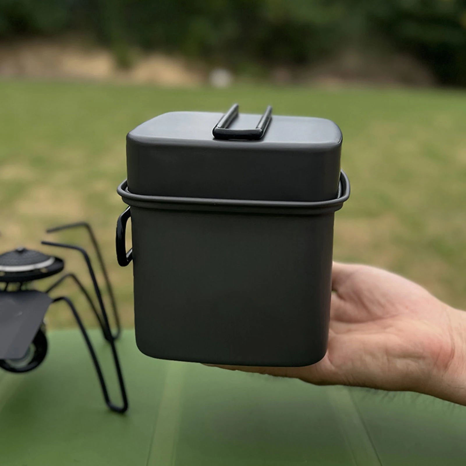 Camping Pots Foldable Outdoor Camping Cookwares Set