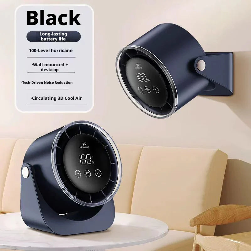 Desk Fan with Digital Display