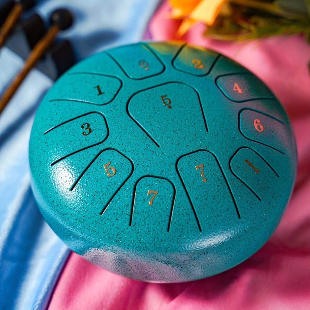 Miwayer 6" Glucophone Pro Kit | 11-Note Steel Tongue Drum Sound